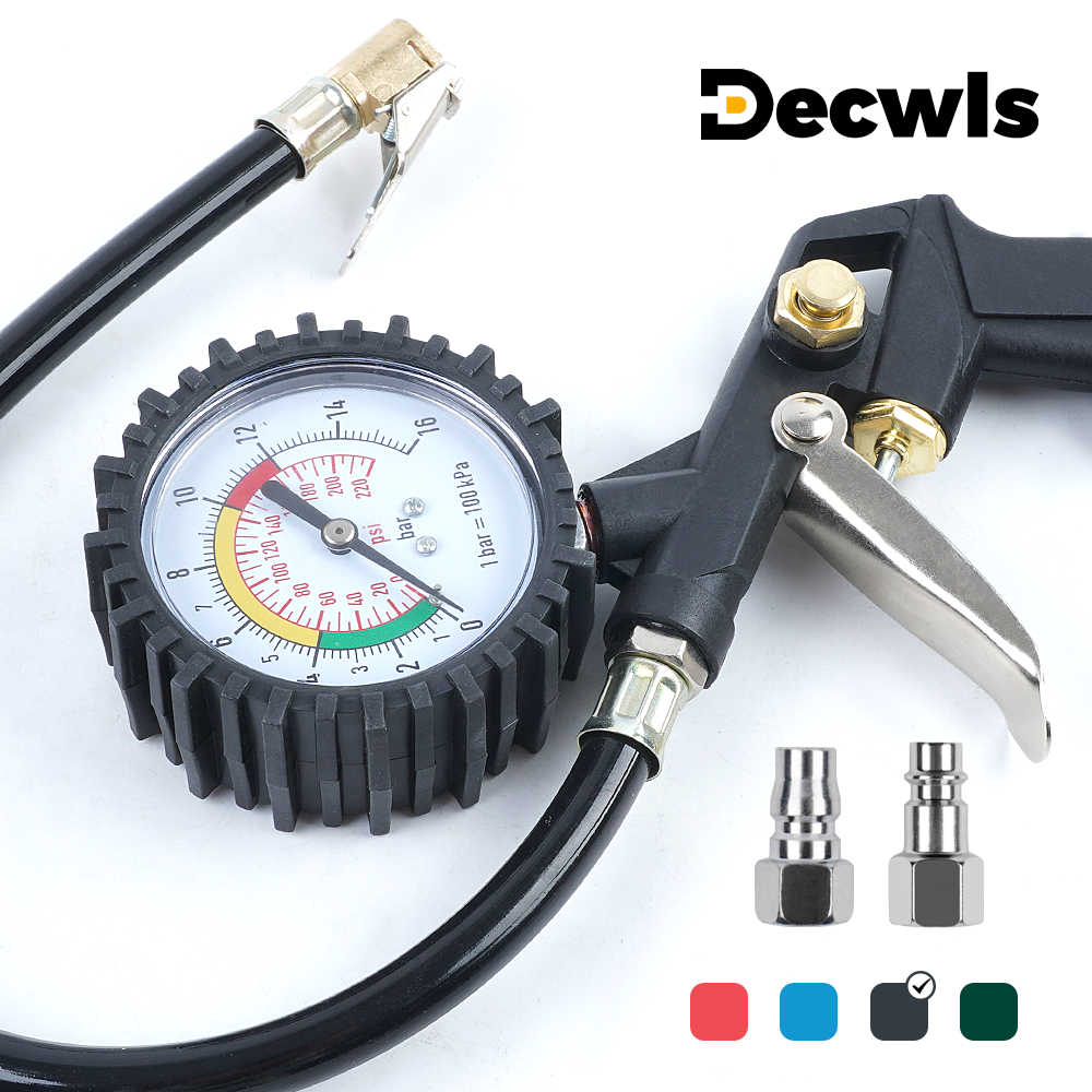 Spring Compressor Tool - EU/JP Interface Tire Pressure Gauge For