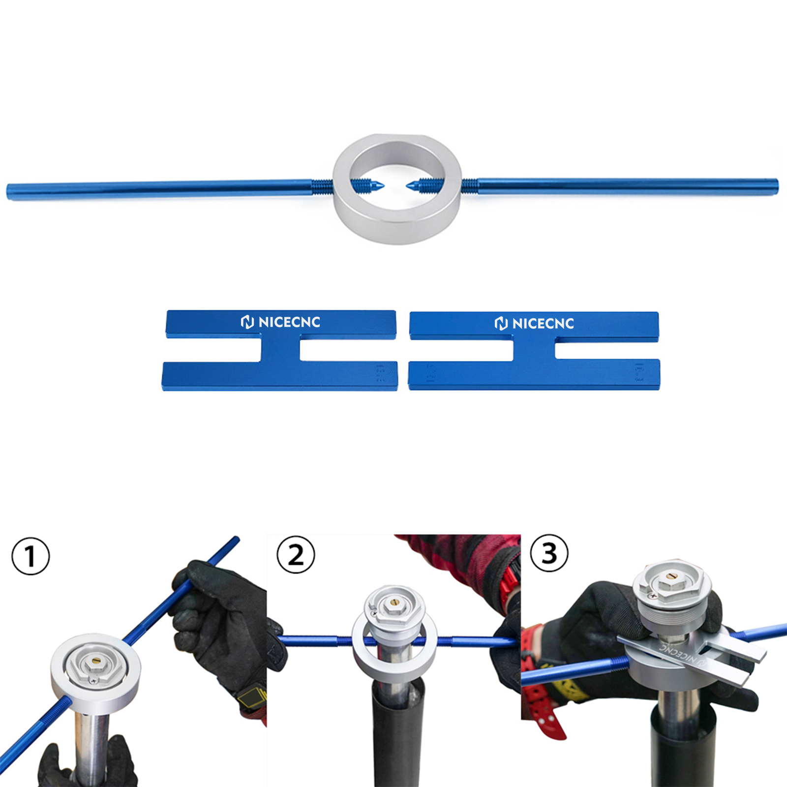 Spring Compressor Tool - Universal Fork Repair Motorcycle Dirt Bike