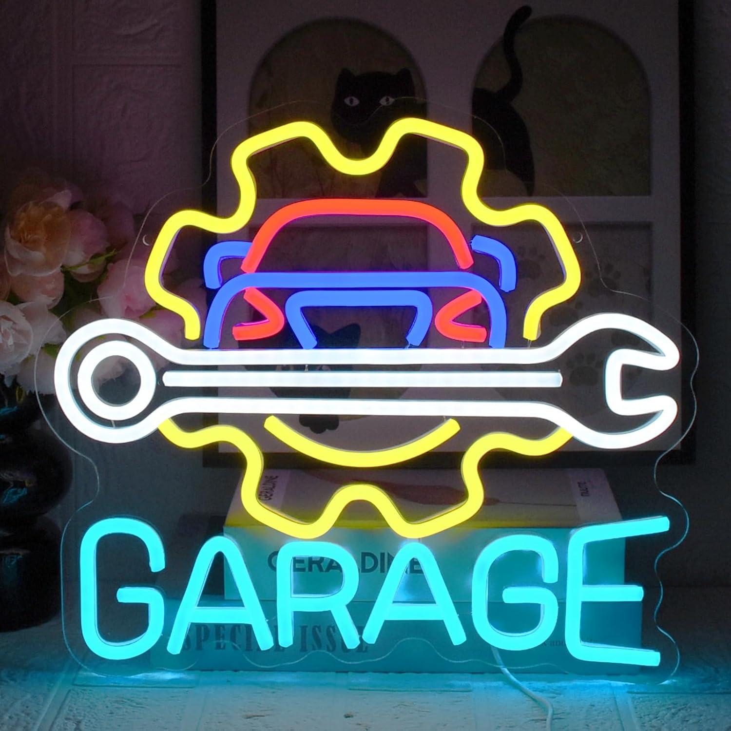 Garage Neon Sign USB Powered L - Auto Repair Shops recensione e prezzo