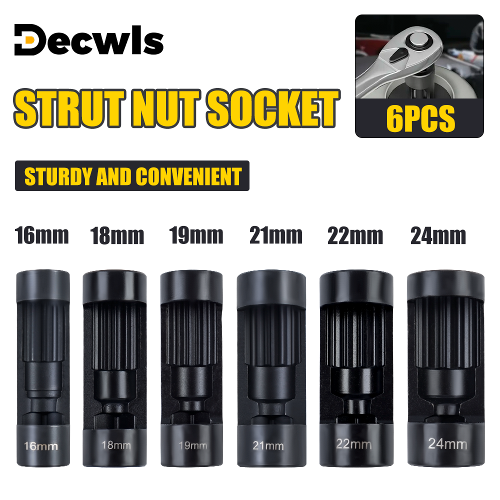 6PCS Suspension Stud Nut Socke - Spring Compressor Tool recensione e prezzo