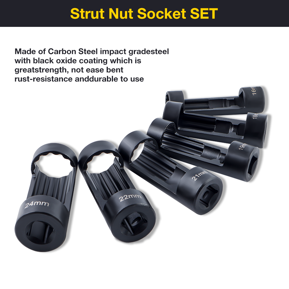 6PCS Suspension Stud Nut Socke - Spring Compressor Tool recensione e prezzo