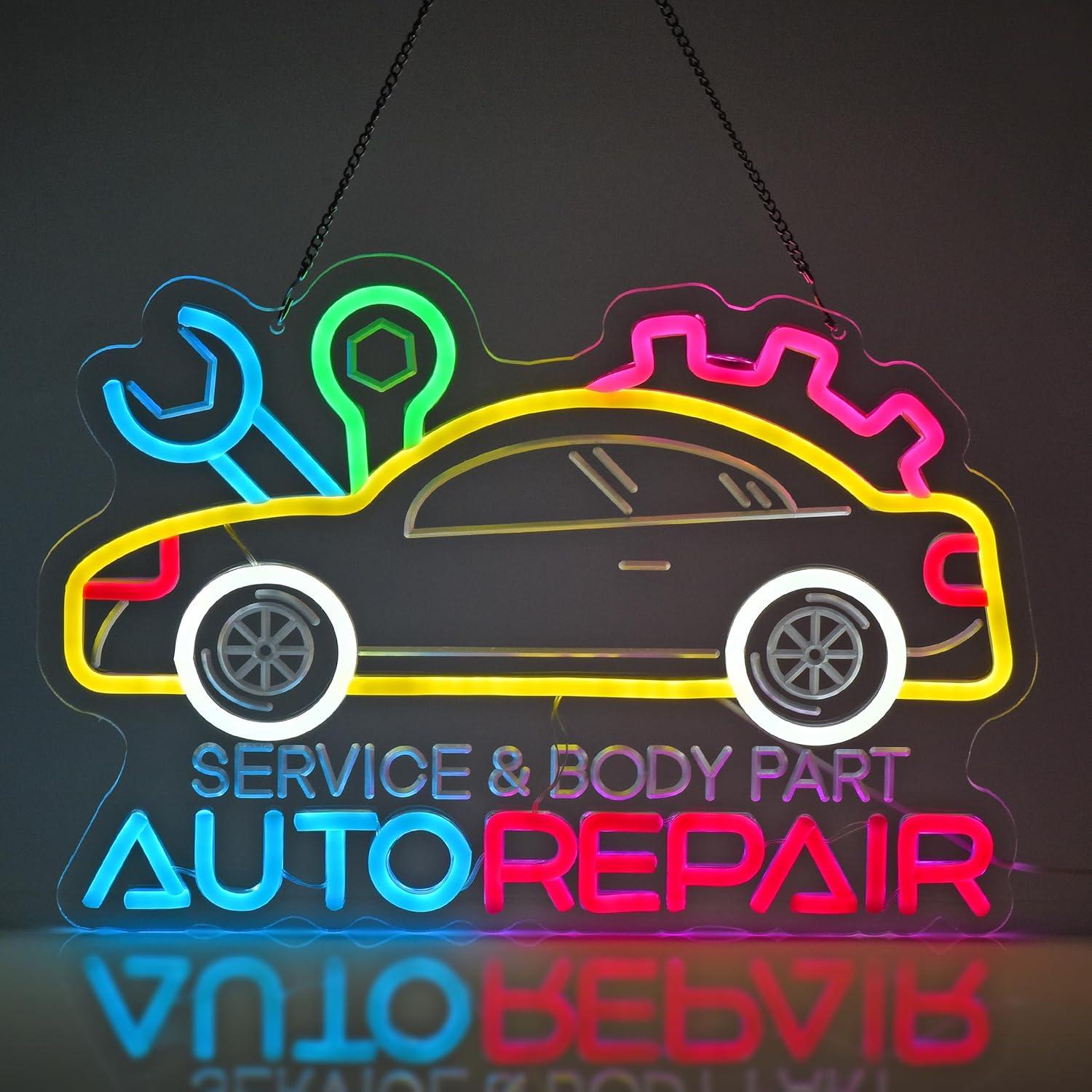 Auto Repair Neon Sign Neon Lig - Auto Repair Shops recensione e prezzo