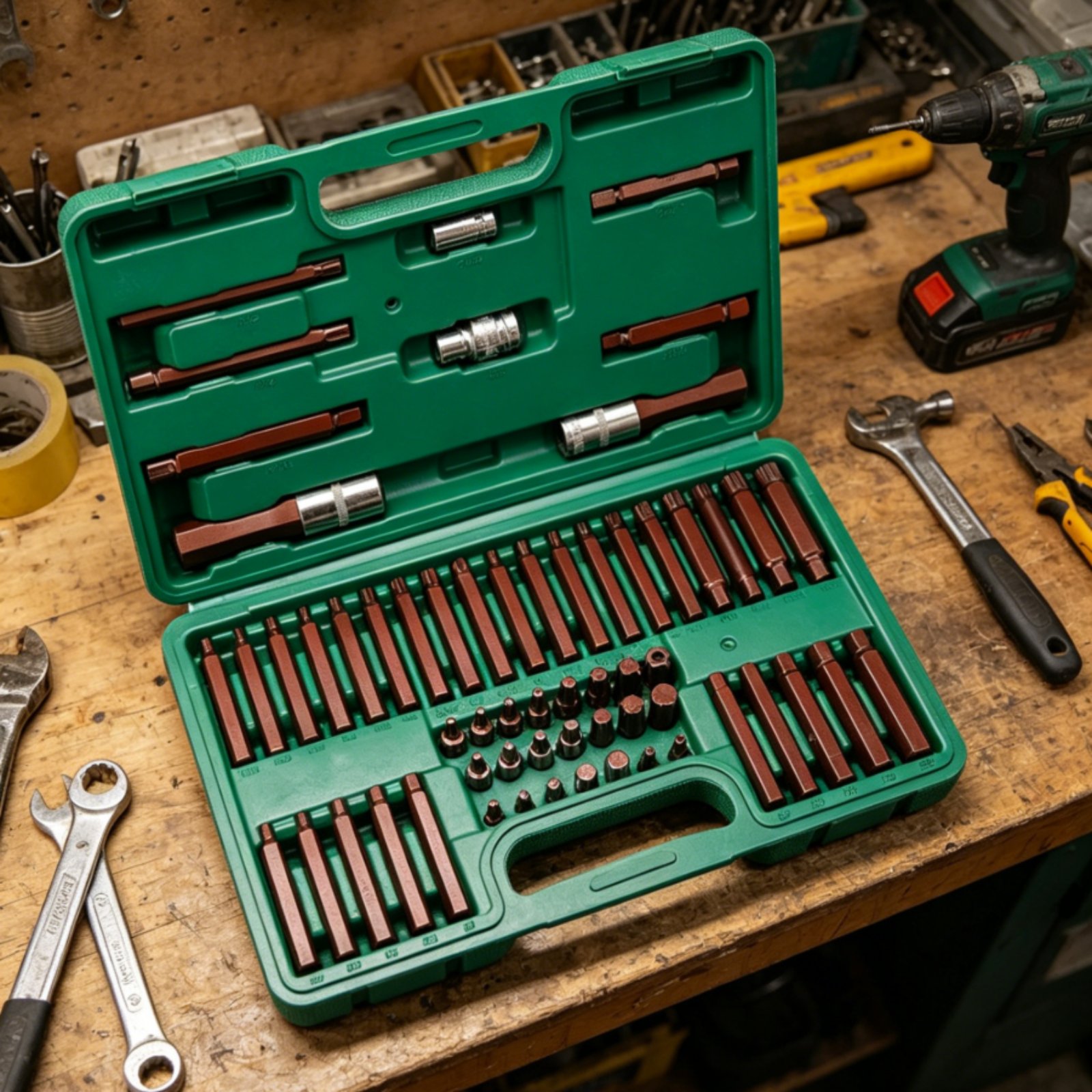 60 Pieces Star Drive Bit Set s - Auto Repair Shops recensione e prezzo
