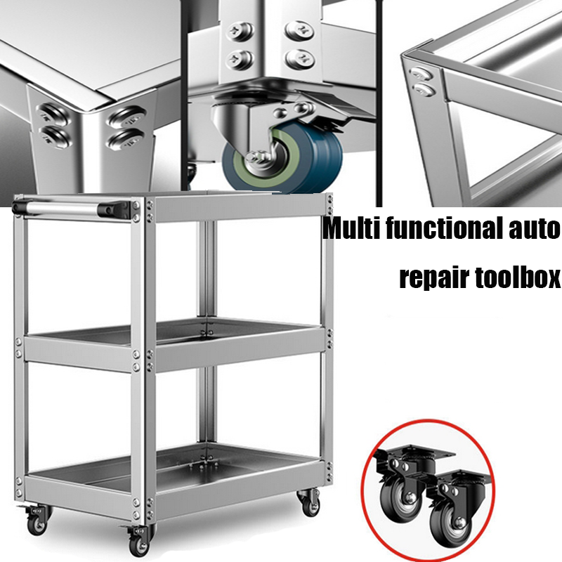 2/3 layers Trolley Stainless S - Auto Repair Shops recensione e prezzo